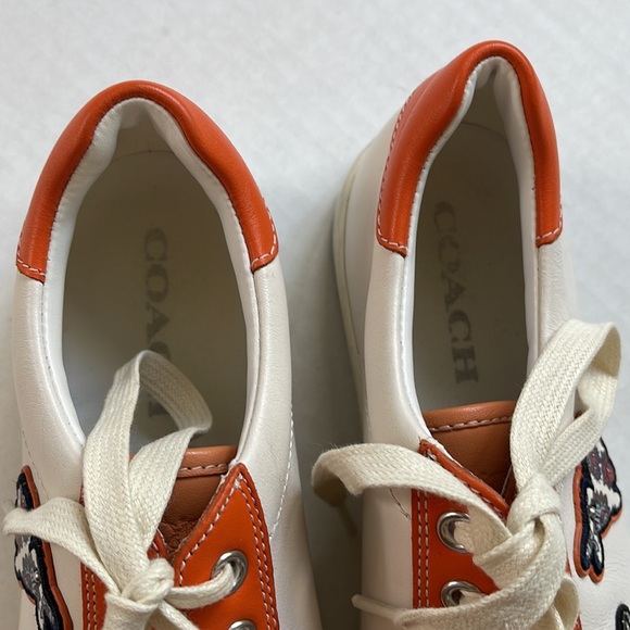 Coach leather patch sneakers - Picture 5 of 8